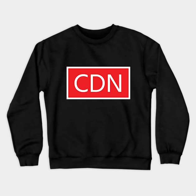 Image: CDN (canadian) (red) Crewneck Sweatshirt by itemful